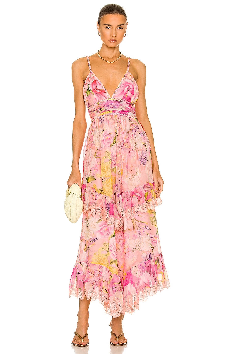 Image 1 of ROCOCO SAND Leona Maxi Dress in Peach