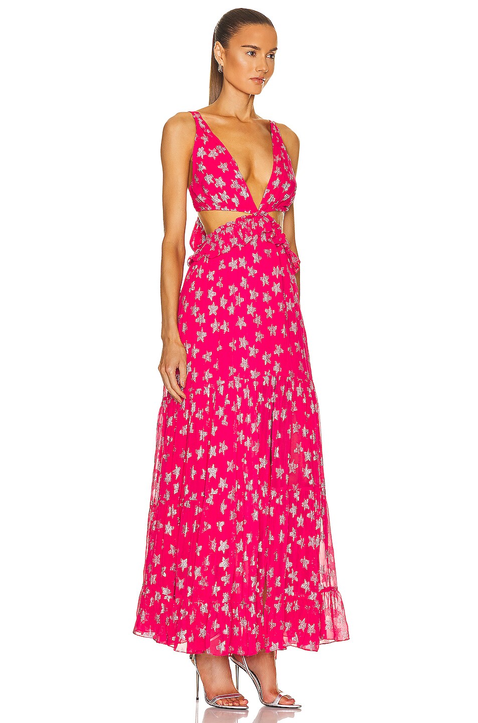 ROCOCO SAND Vega Maxi Dress in Pink | FWRD