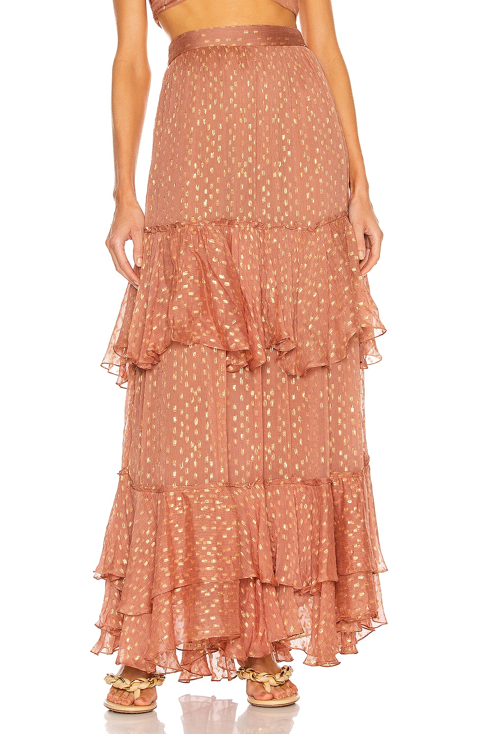 Image 1 of ROCOCO SAND Aine Skirt in Tan