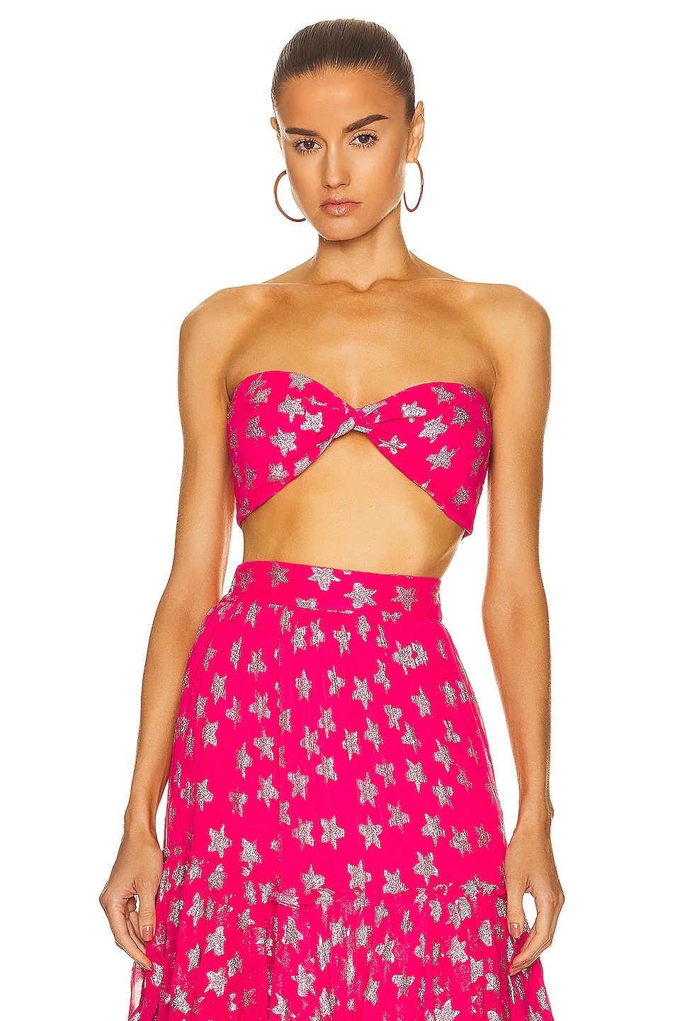 Image 1 of ROCOCO SAND Vega Bandeau Top in Pink