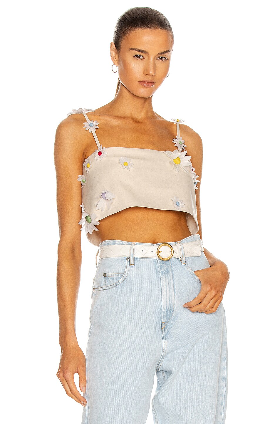 Image 1 of Rosie Assoulin Easy Bandeau Top in Sand