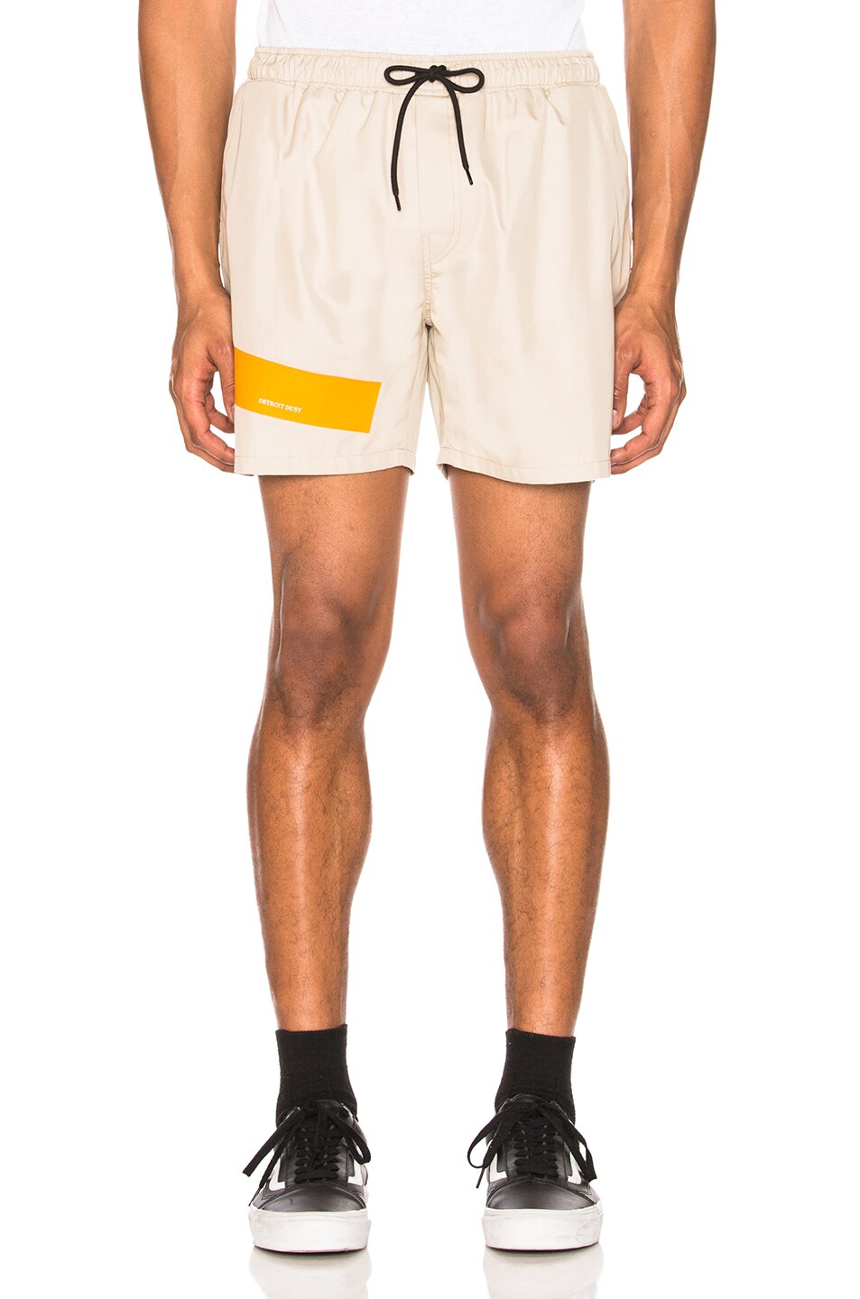 Image 1 of Raf Simons Taped Short Shorts in Sand