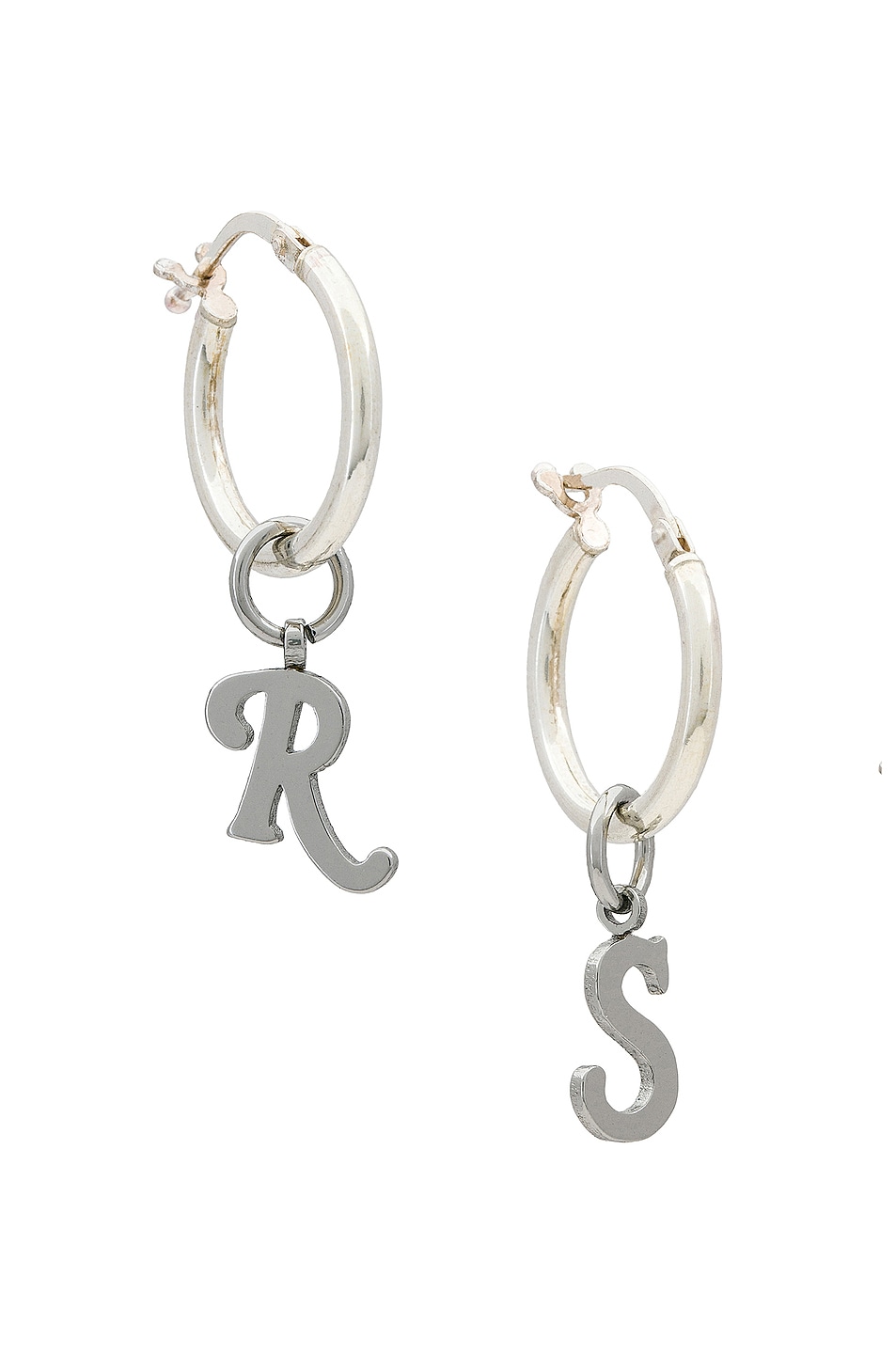 Image 1 of Raf Simons R & S Earring in Silver