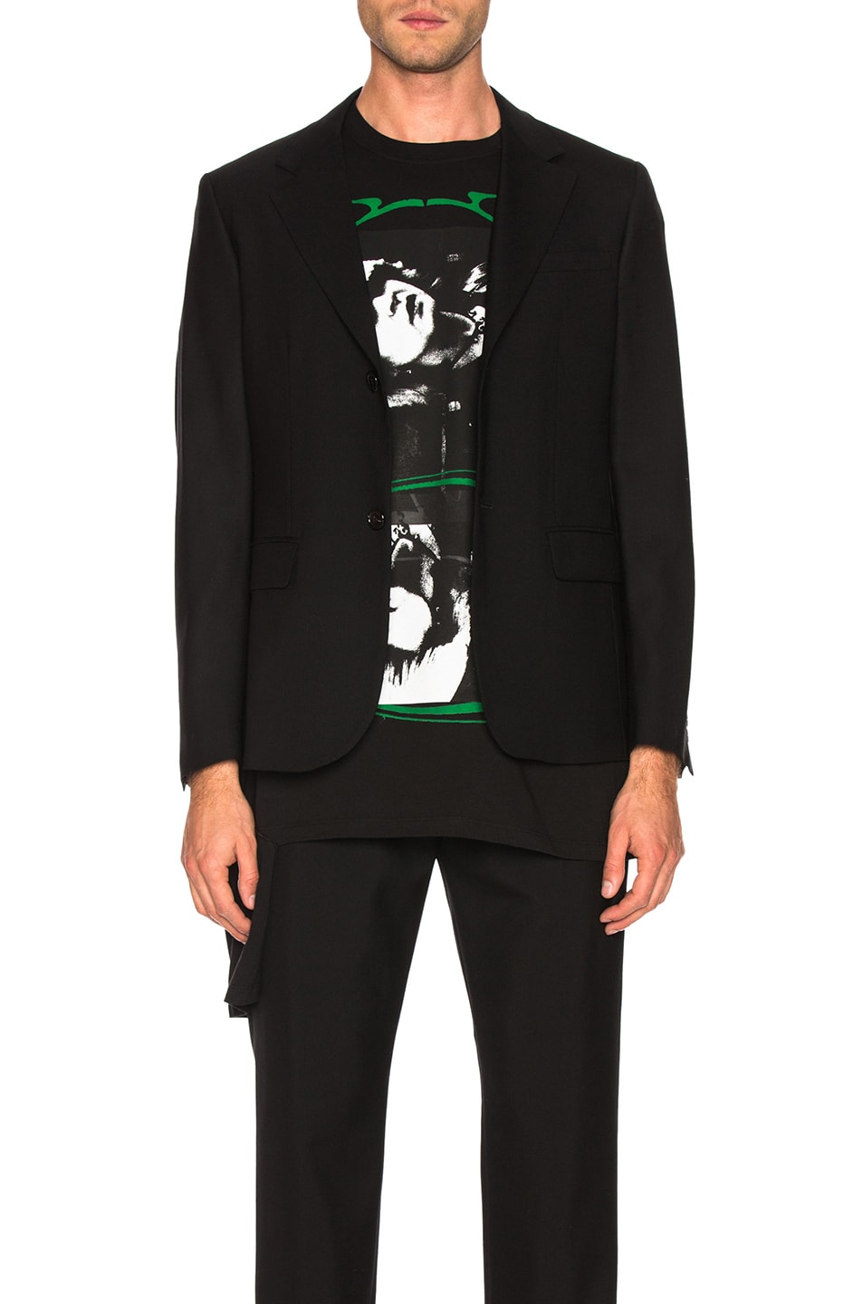 Image 1 of Raf Simons Small Fit Blazer in Black