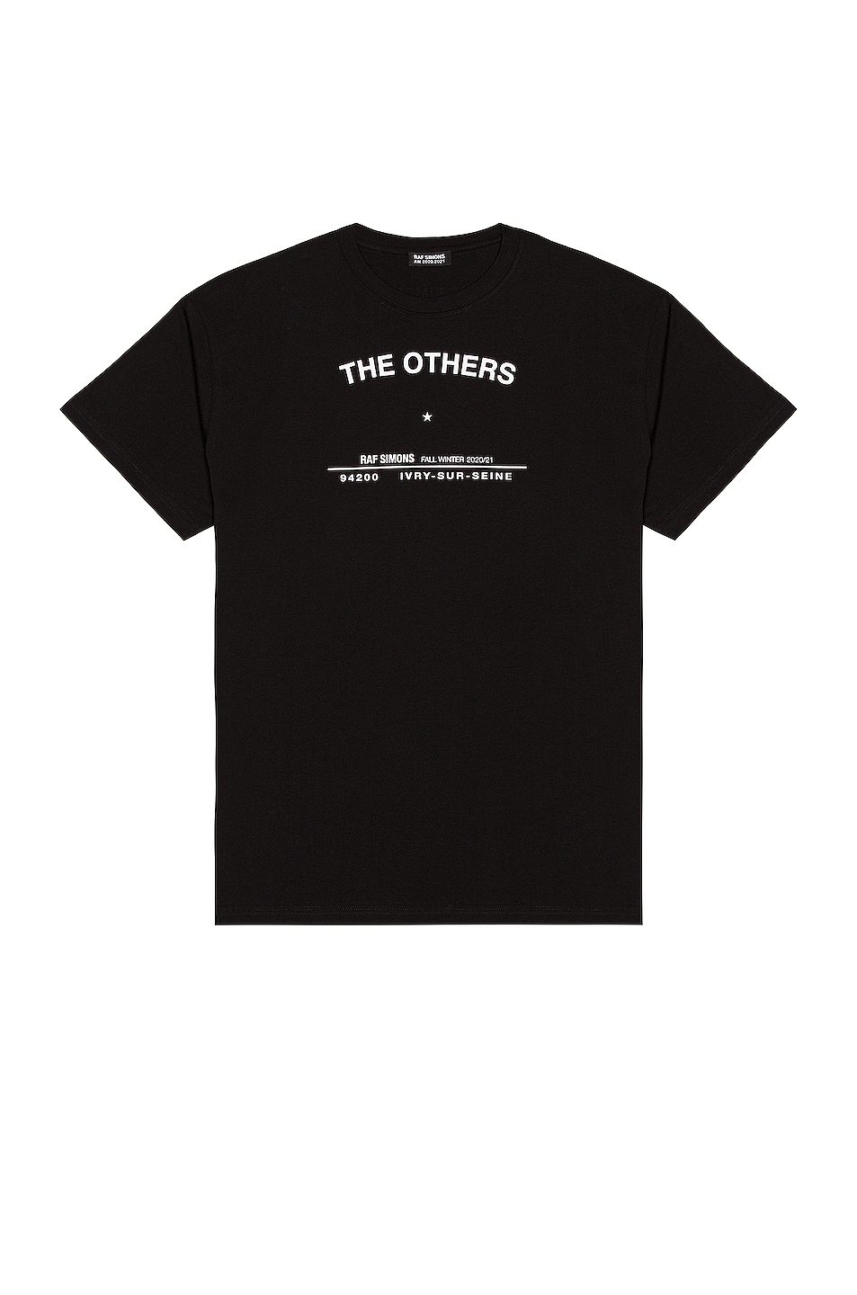 Raf Simons Tour T-Shirt in Black | FWRD