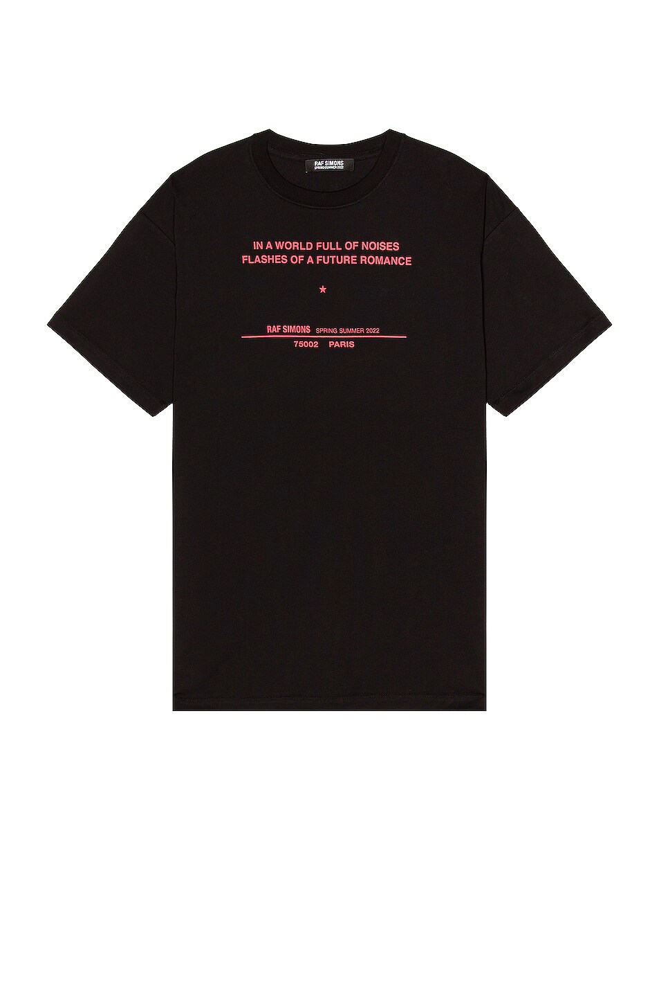 Image 1 of Raf Simons Tour T-Shirt in Black
