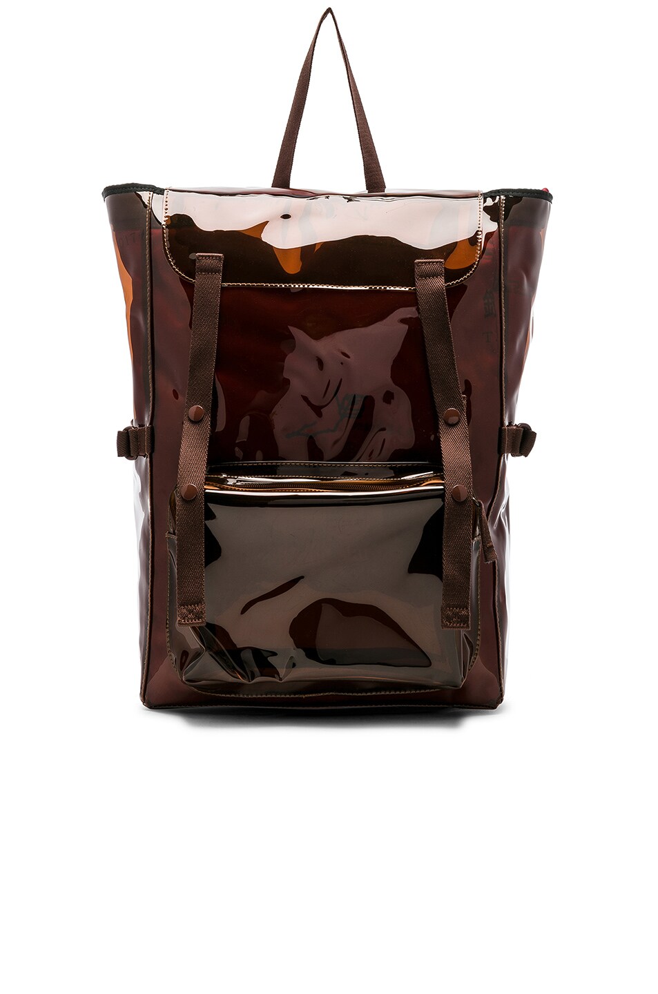 Image 1 of Raf Simons x Eastpak RS Volume Topload Backpack in Brown