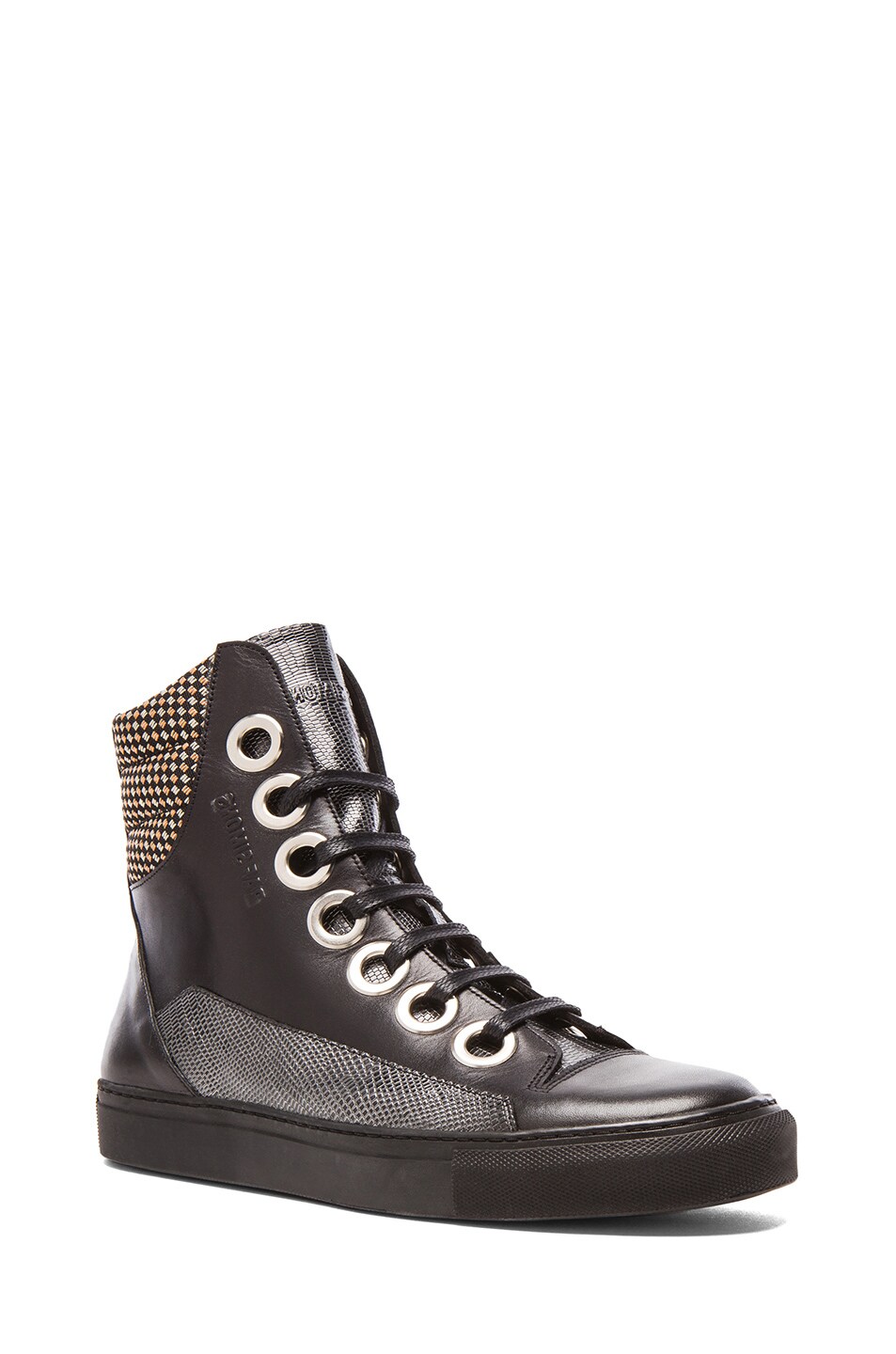 Image 1 of Raf Simons Sneaker Boot in Black