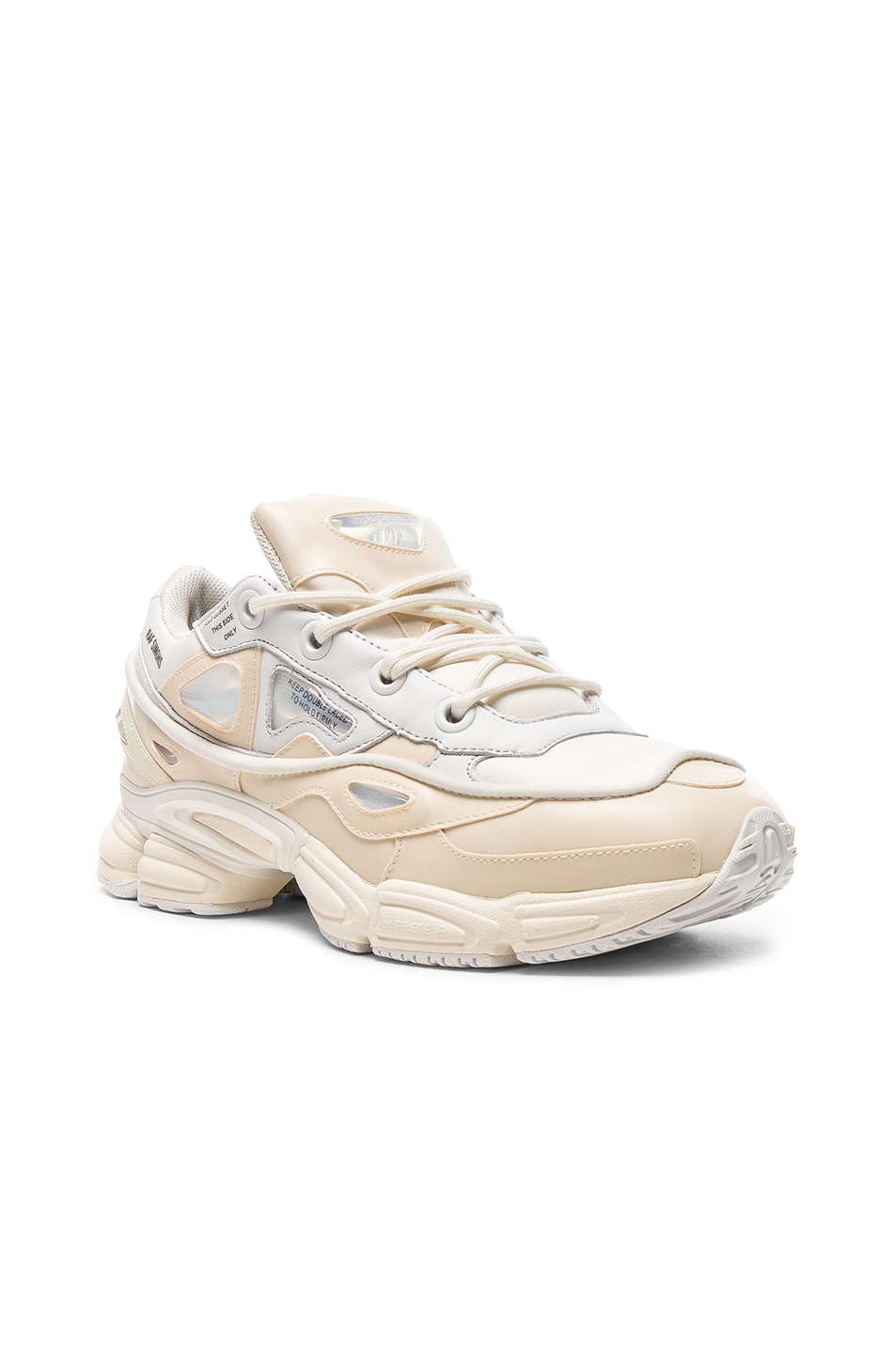 Image 1 of Raf Simons x Adidas Ozweego Bunny in Cream White