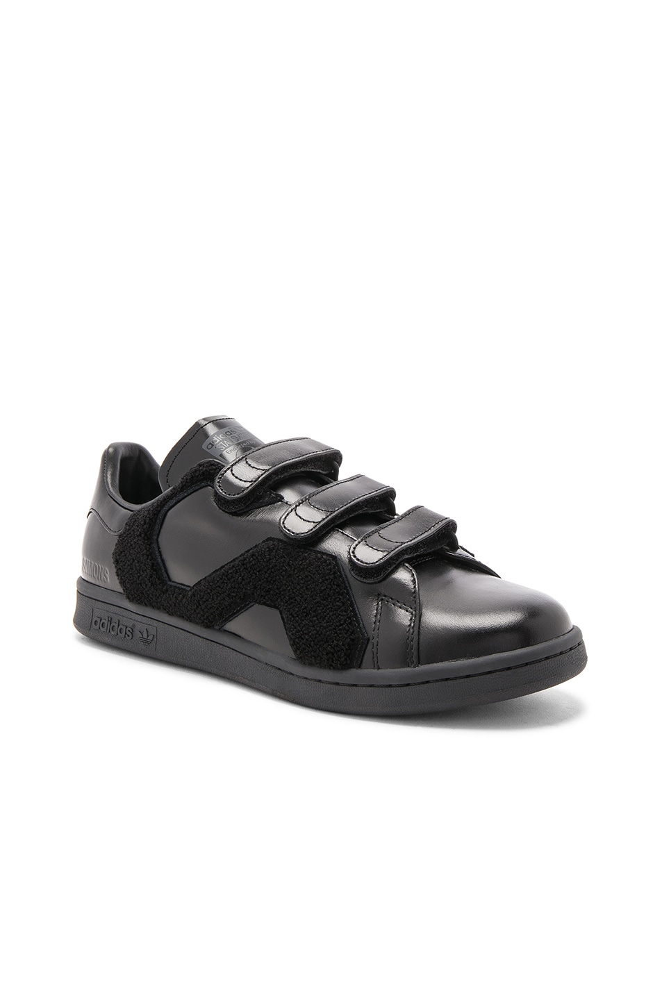 Image 1 of Raf Simons x Adidas RS Stan Smith Comfort Badge in Core Black
