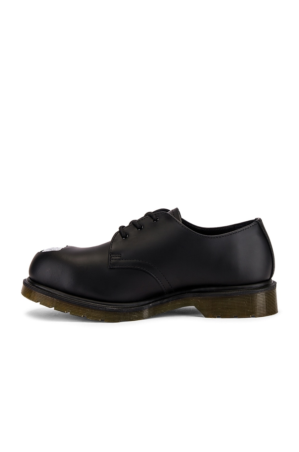 Raf Simons x Dr. Martens Cut Out Steel Toe Shoes in Black | FWRD
