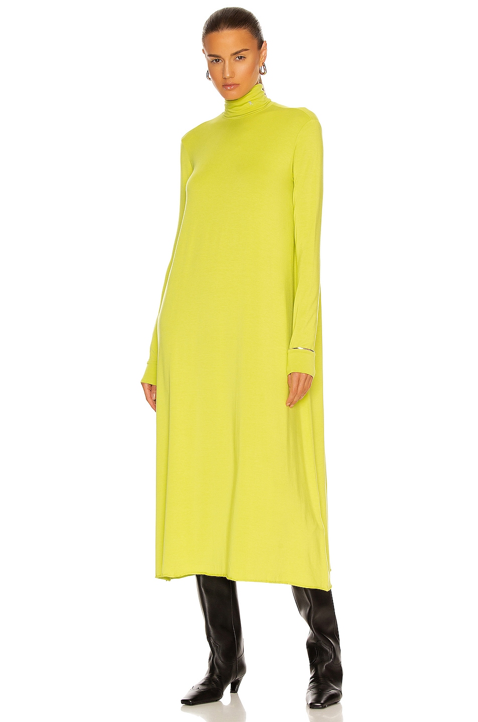 Image 1 of Raf Simons Sous Pull Dress in Green