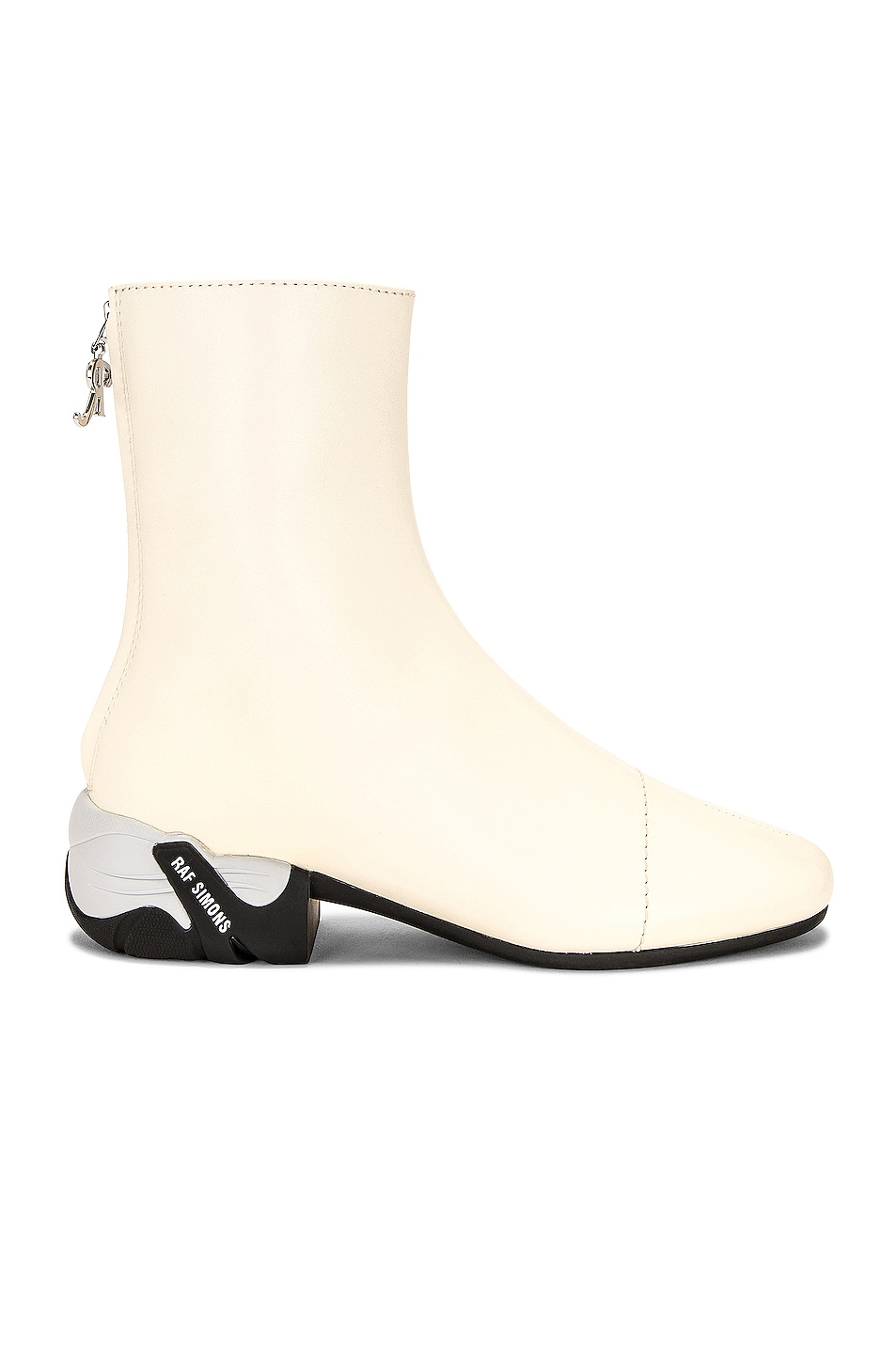 Image 1 of Raf Simons Solaris High Boots in Cream & Soft Grey