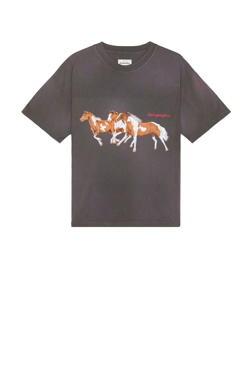 Image 1 of Remington Stone Wild Horses Tee in Vintage Brown