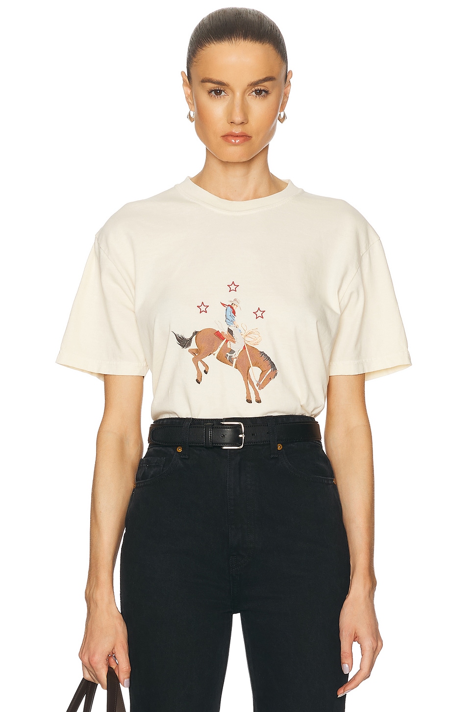 Cowboy Tee in Ivory