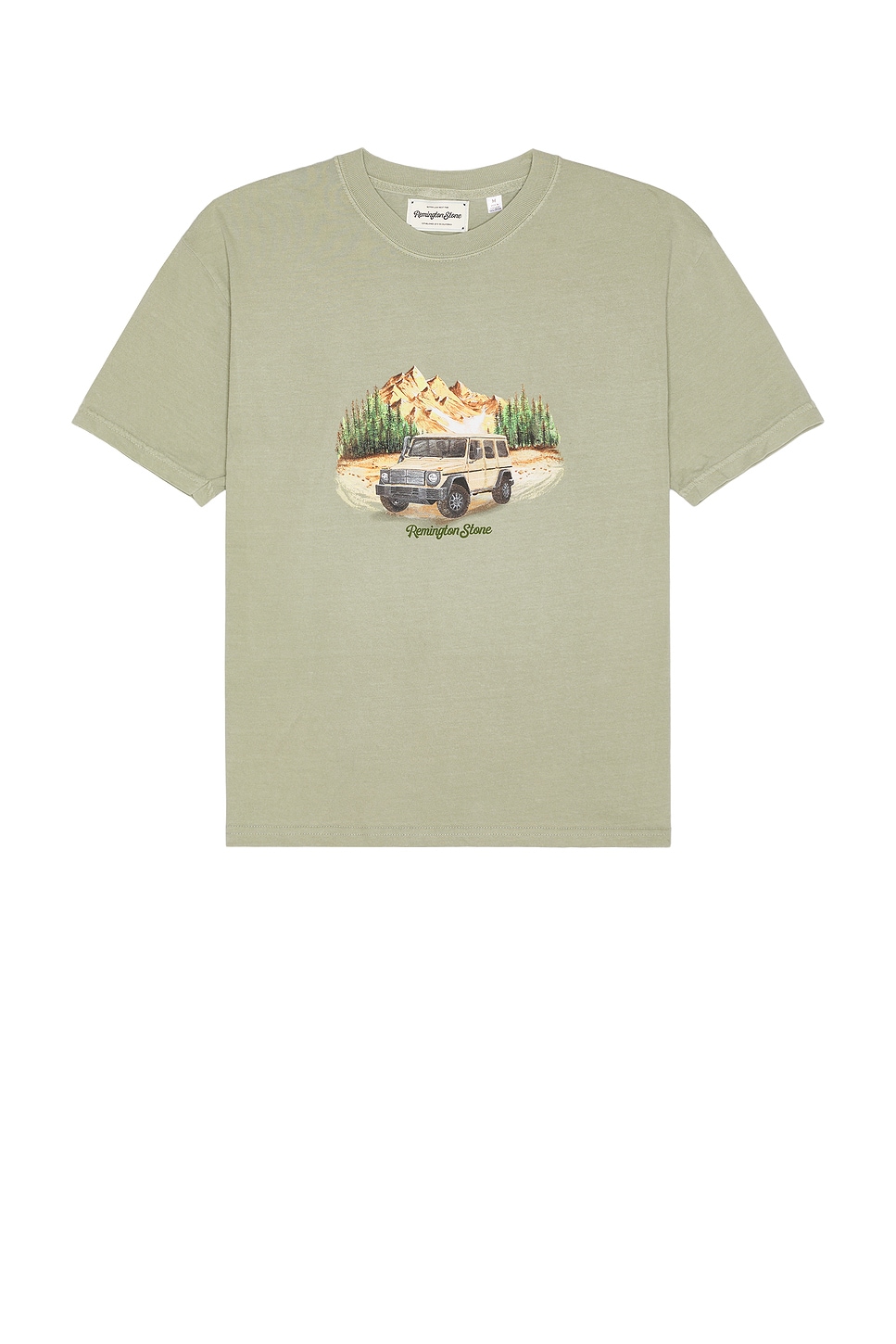 Wagon Tee in Green