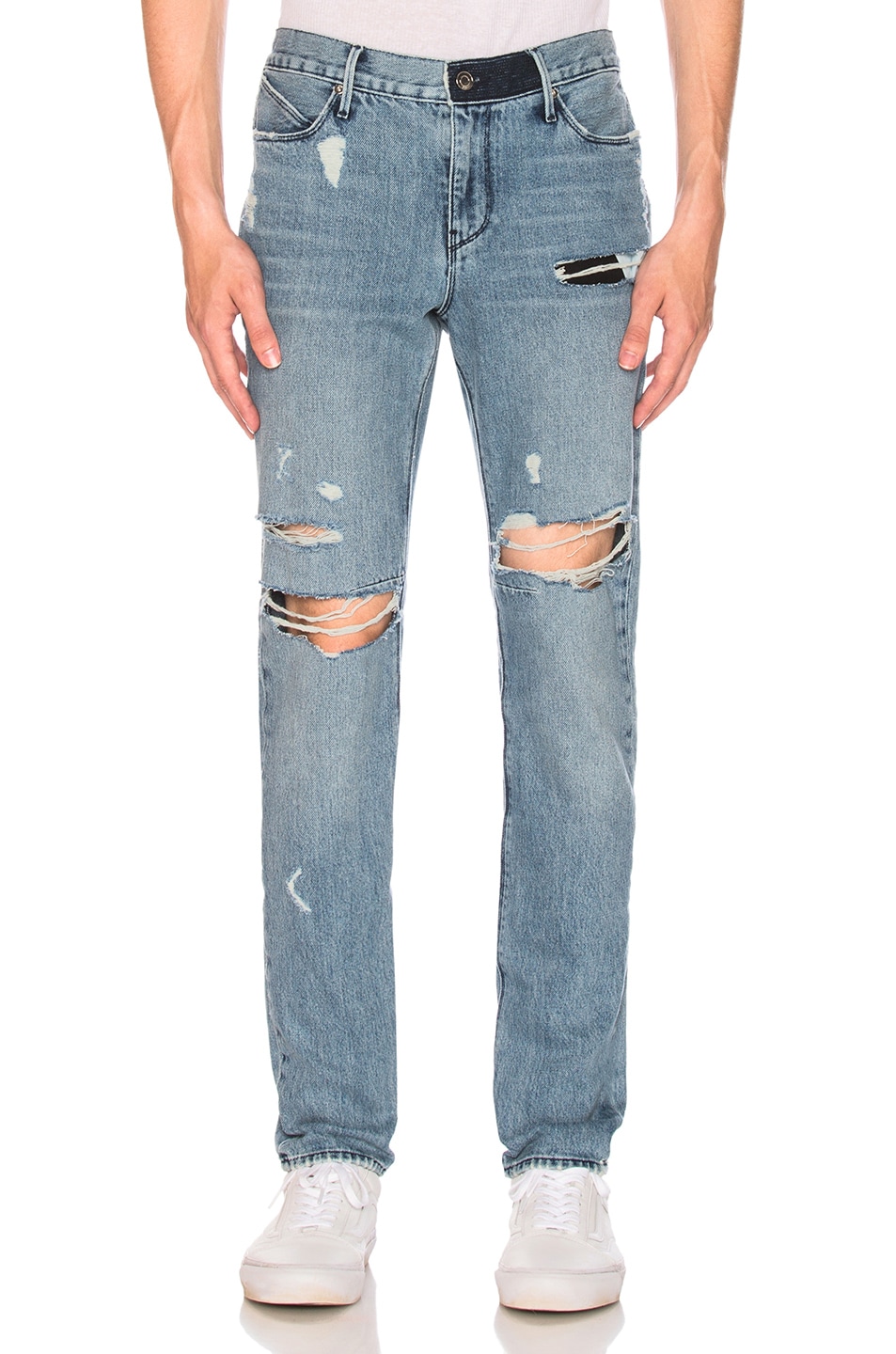 Rta 90'S Destroyed Jeans, Blue | ModeSens