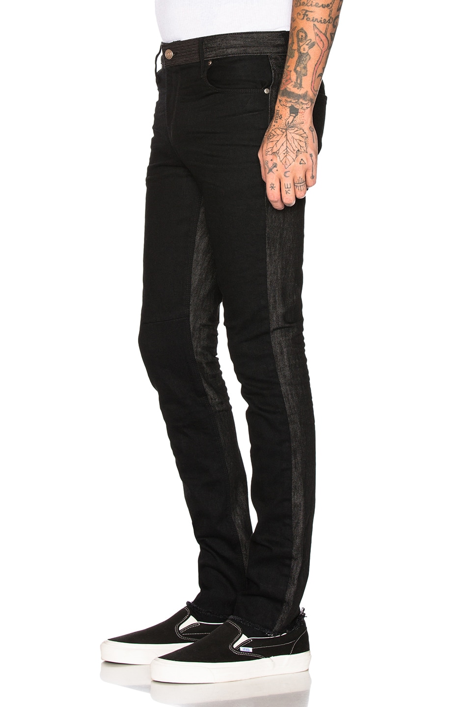 Image 1 of RTA Denim Jeans in Black 2 Tone