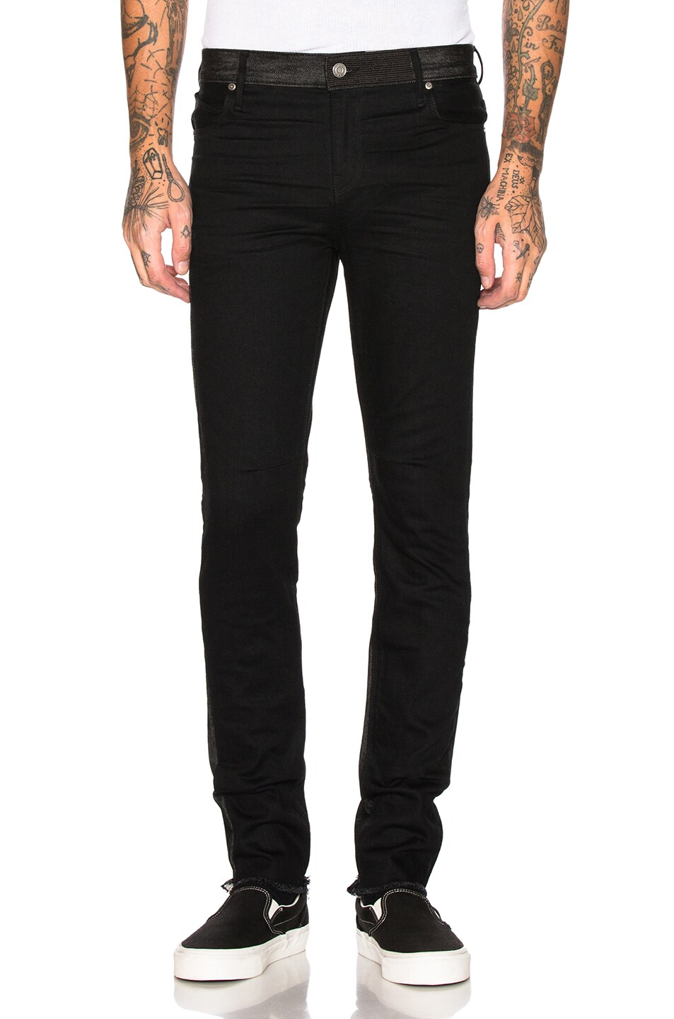 RtA Denim Jeans in Black 2 Tone | FWRD