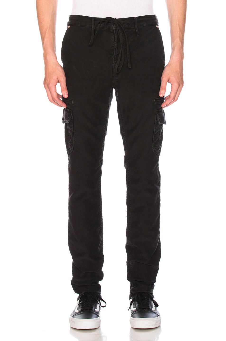 Image 1 of RTA Elastic Waist Jeans in Faded Black