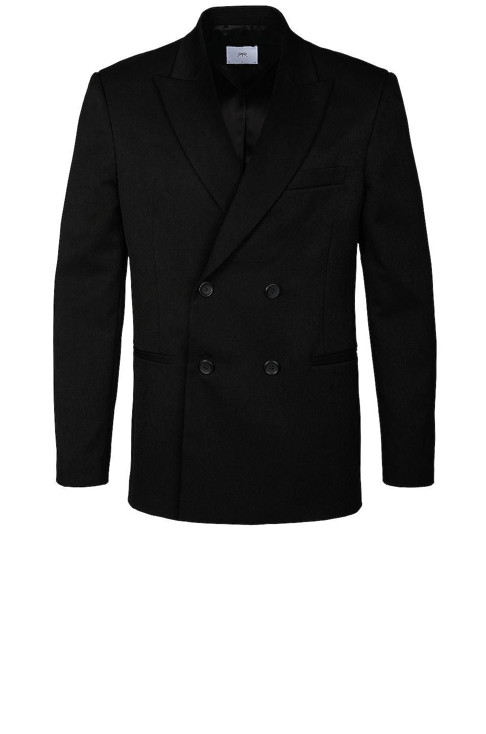 Image 1 of RTA Double Breasted Suit Blazer in Black