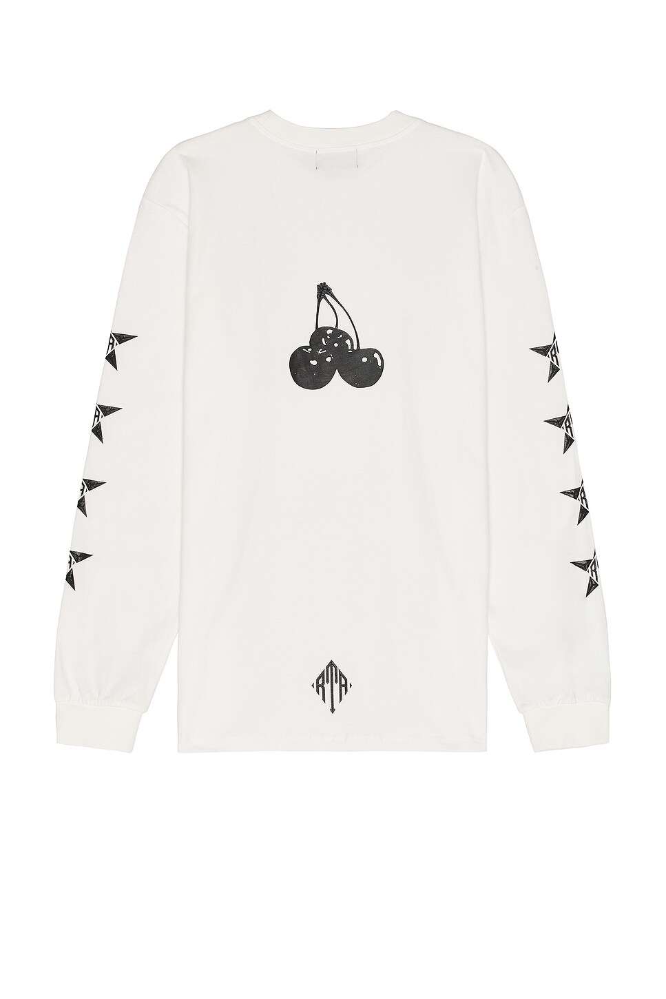 Shop Rta Lawrence Long Sleeve Tee In White Black Cherries