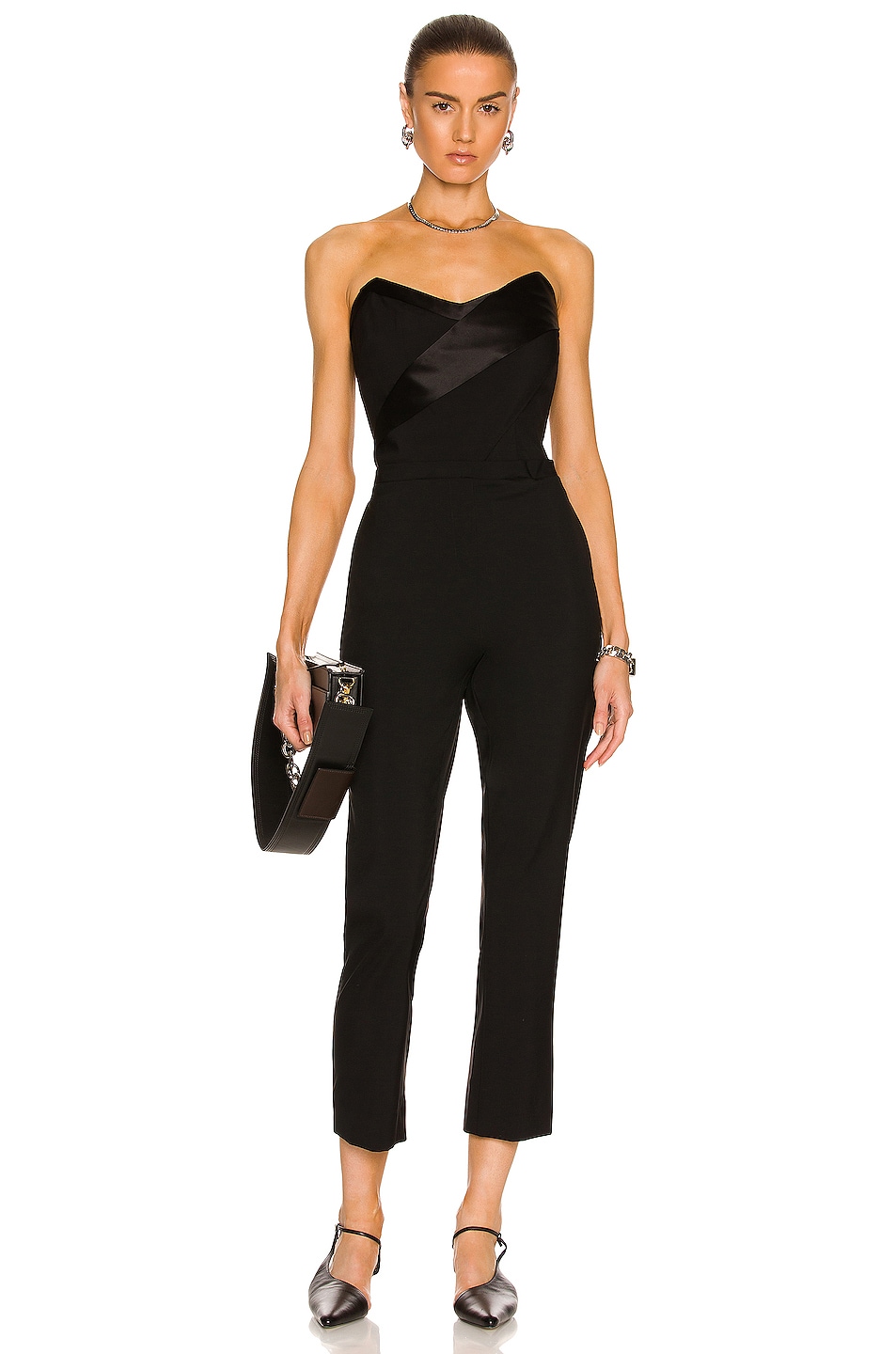 Image 1 of RTA Lou Jumpsuit in Black