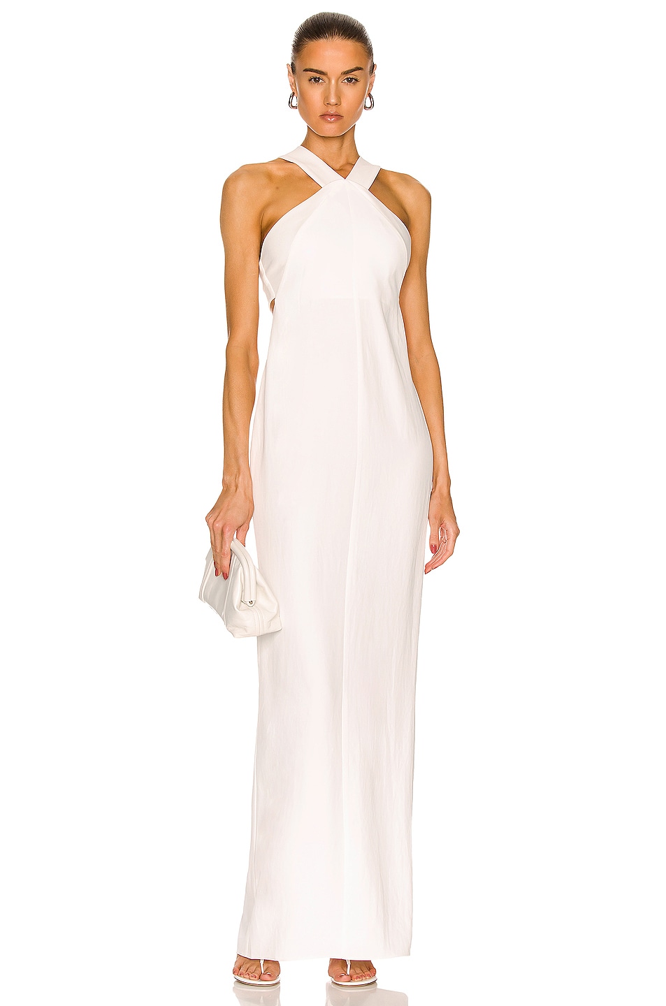 Image 1 of RtA Phoebe Maxi Dress in White