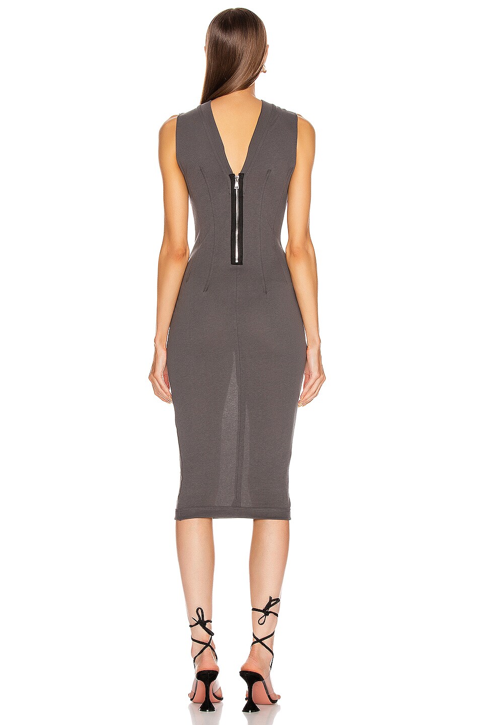 RtA Bandit Dress in Faded Grey FWRD