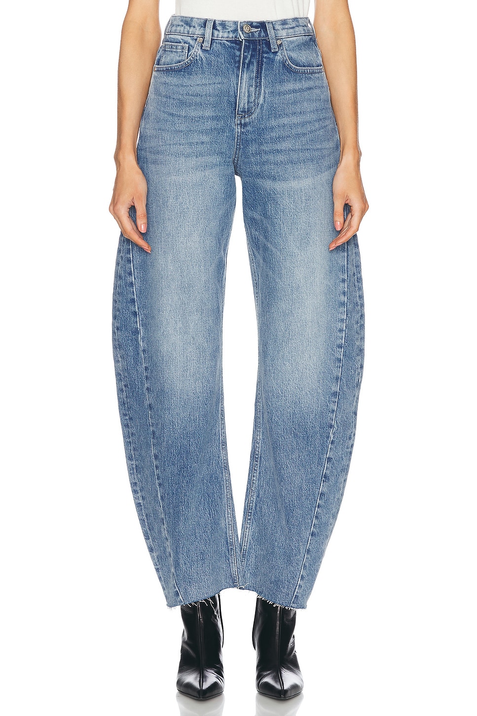 Penelope Straight Leg in Denim-Light