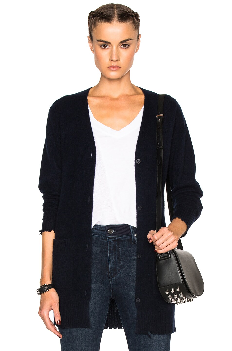 Image 1 of RTA Andre Cardigan in Midnight