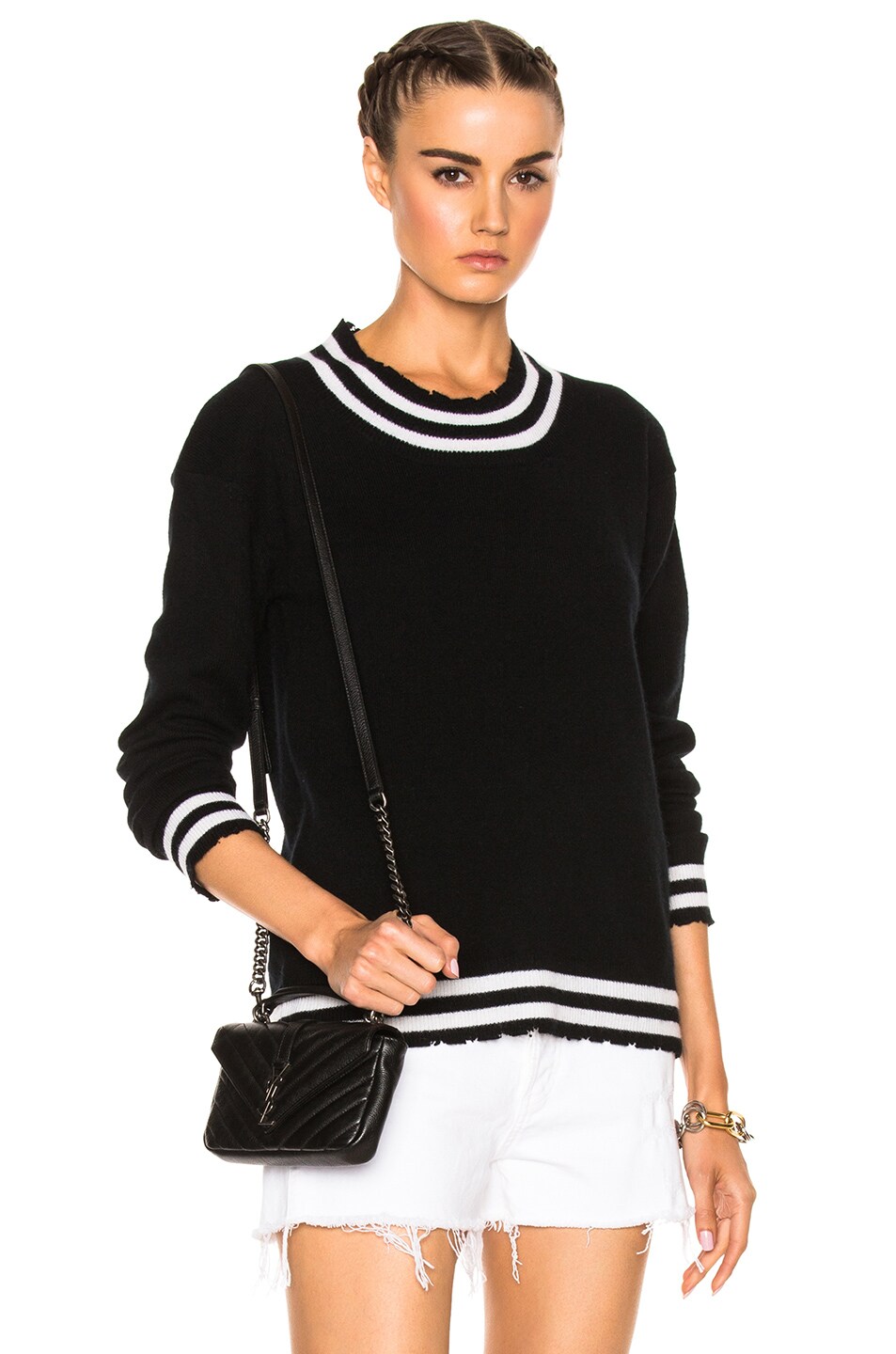 Image 1 of RTA Charlotte Sweater in Noir