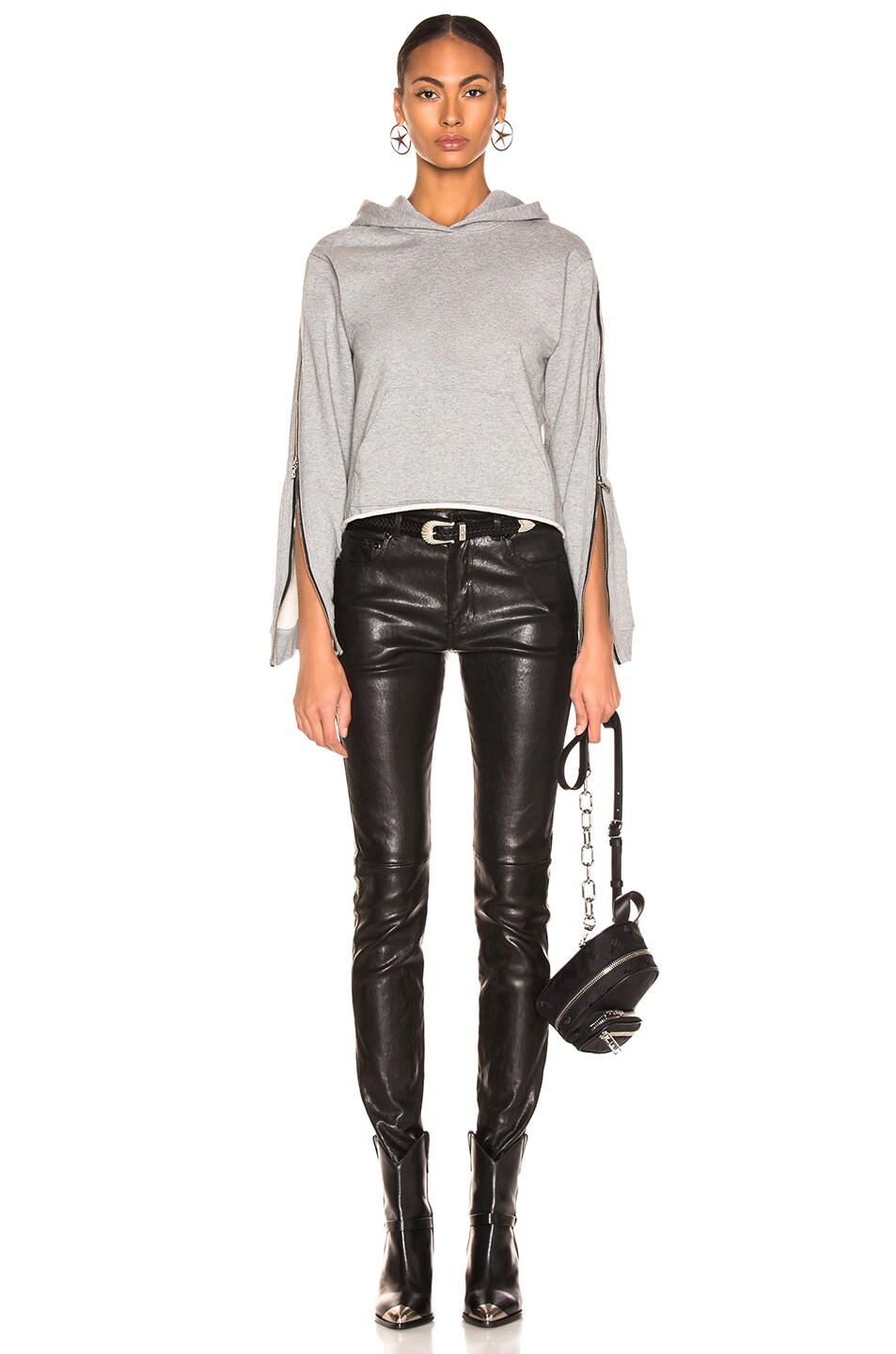 Image 5 of RtA Cicely Sweatshirt in Stone