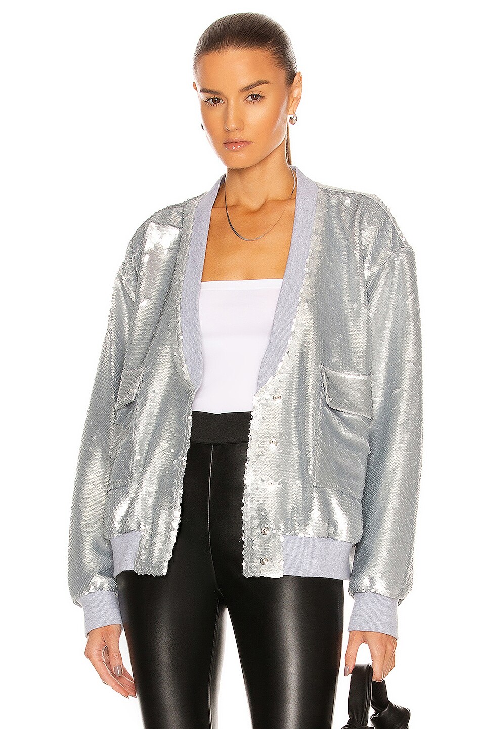 Image 1 of RTA Salome Jacket in Lead Crystal