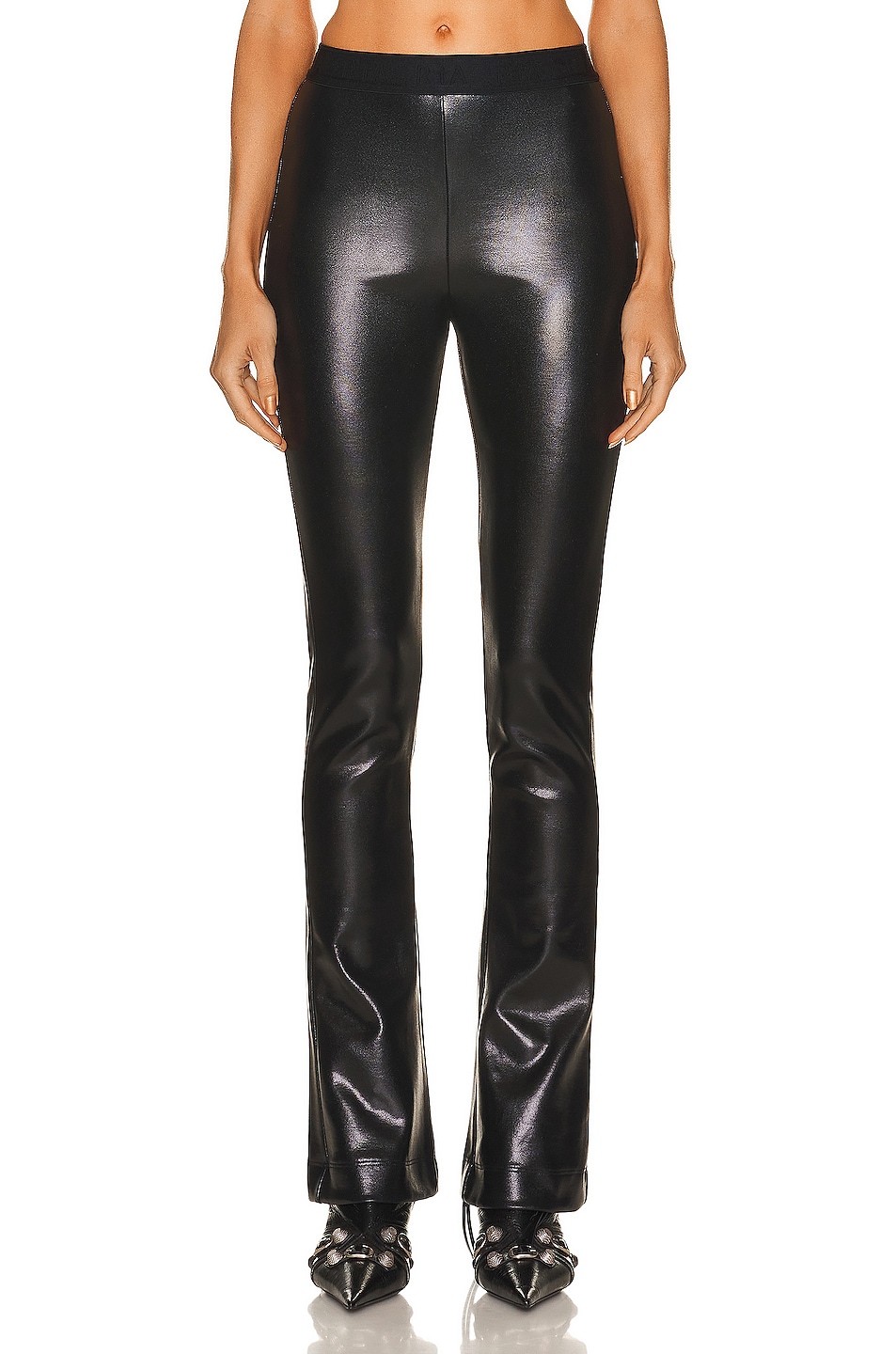 Image 1 of RTA Lais Pant in Black Coated