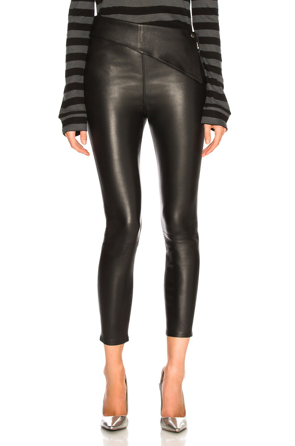Image 1 of RTA Rumer Leather Pant in Night Life