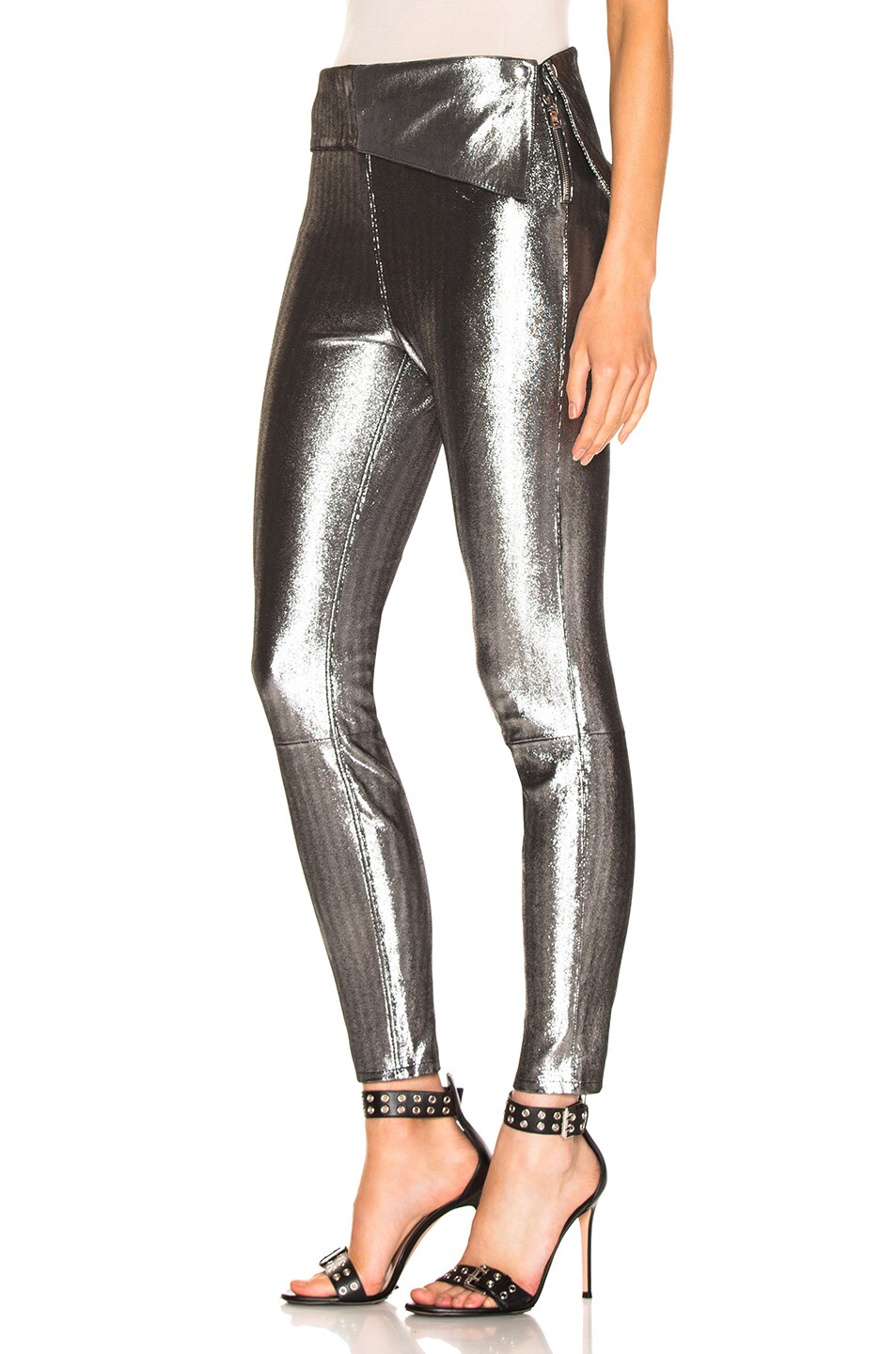 RTA Rumer Leather Pant in Knife Fight | FWRD