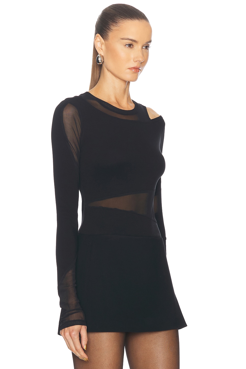 Shop Rta Saela Top In Black