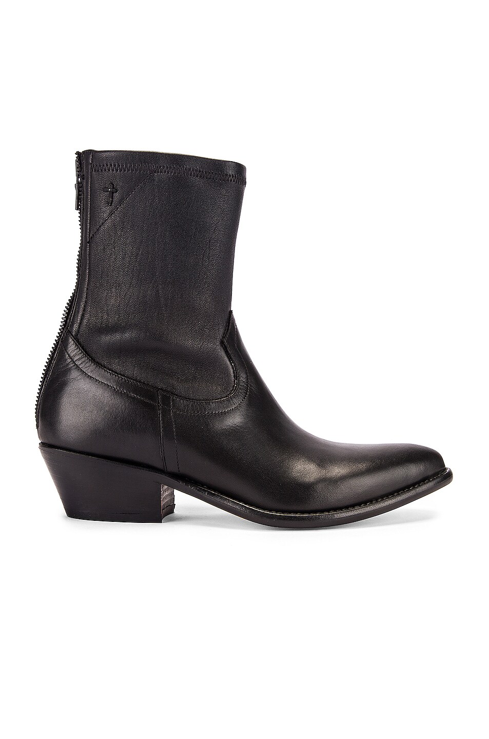 Image 1 of RTA Leather Boot in Black Leather