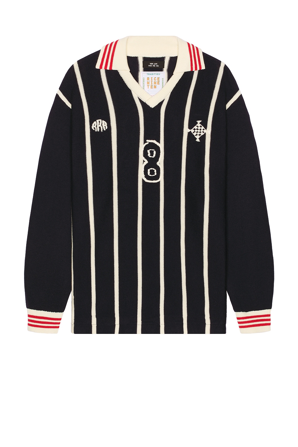 Long Sleeve Soccer Jersey in Navy