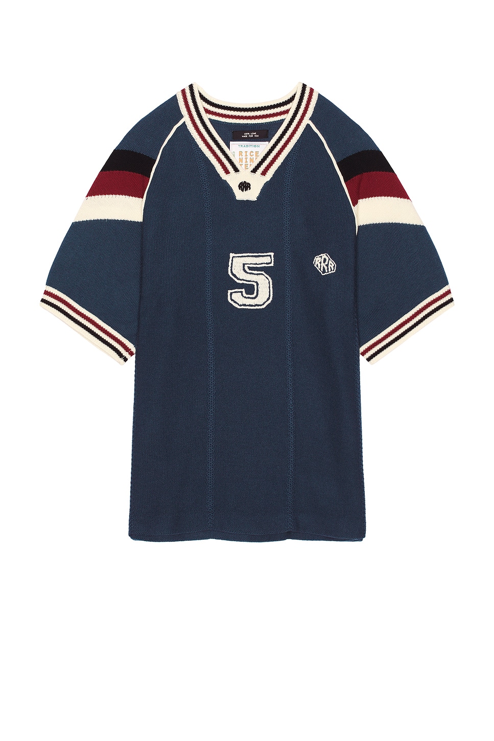 Knitted Game Jersey in Navy