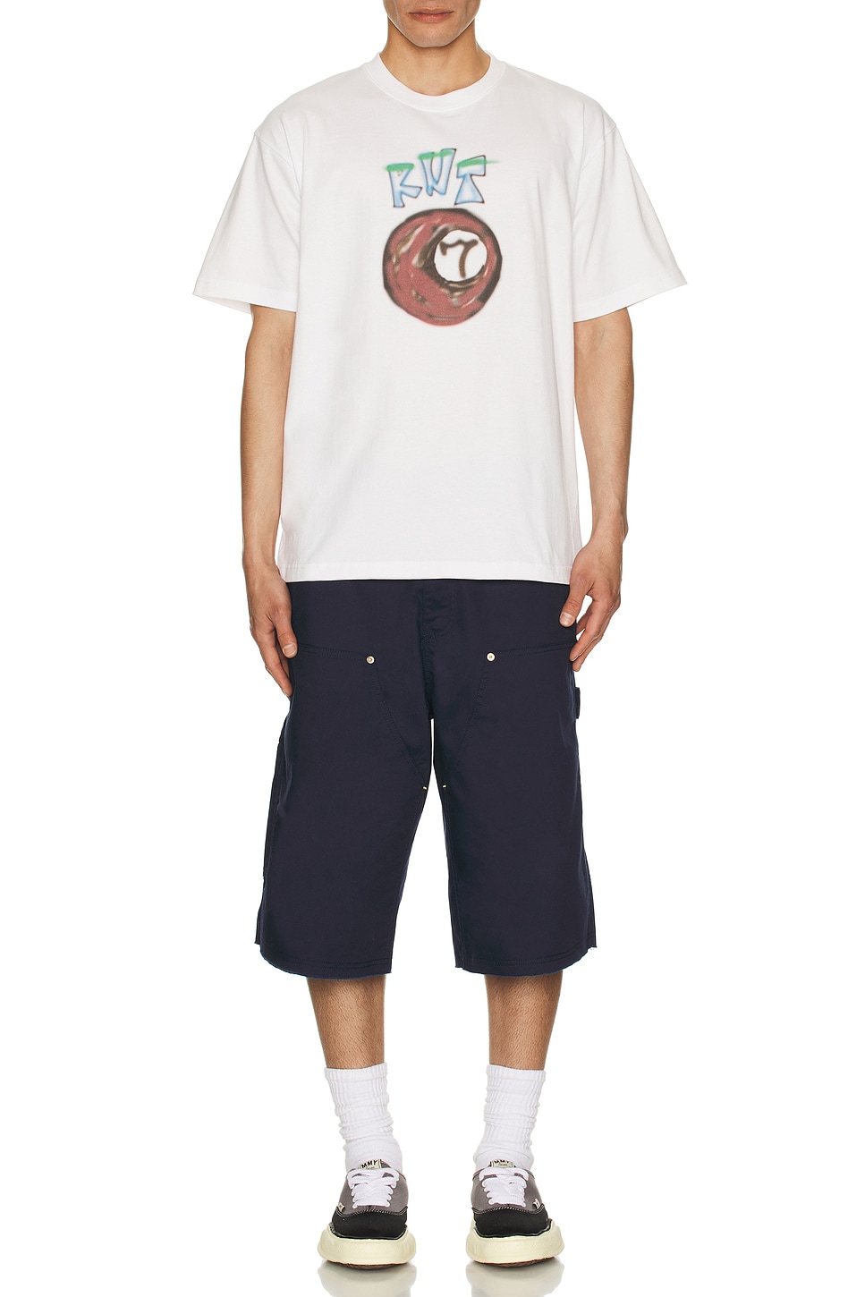 Image 1 of rice nine ten Scribbles Tee in 7 Ball