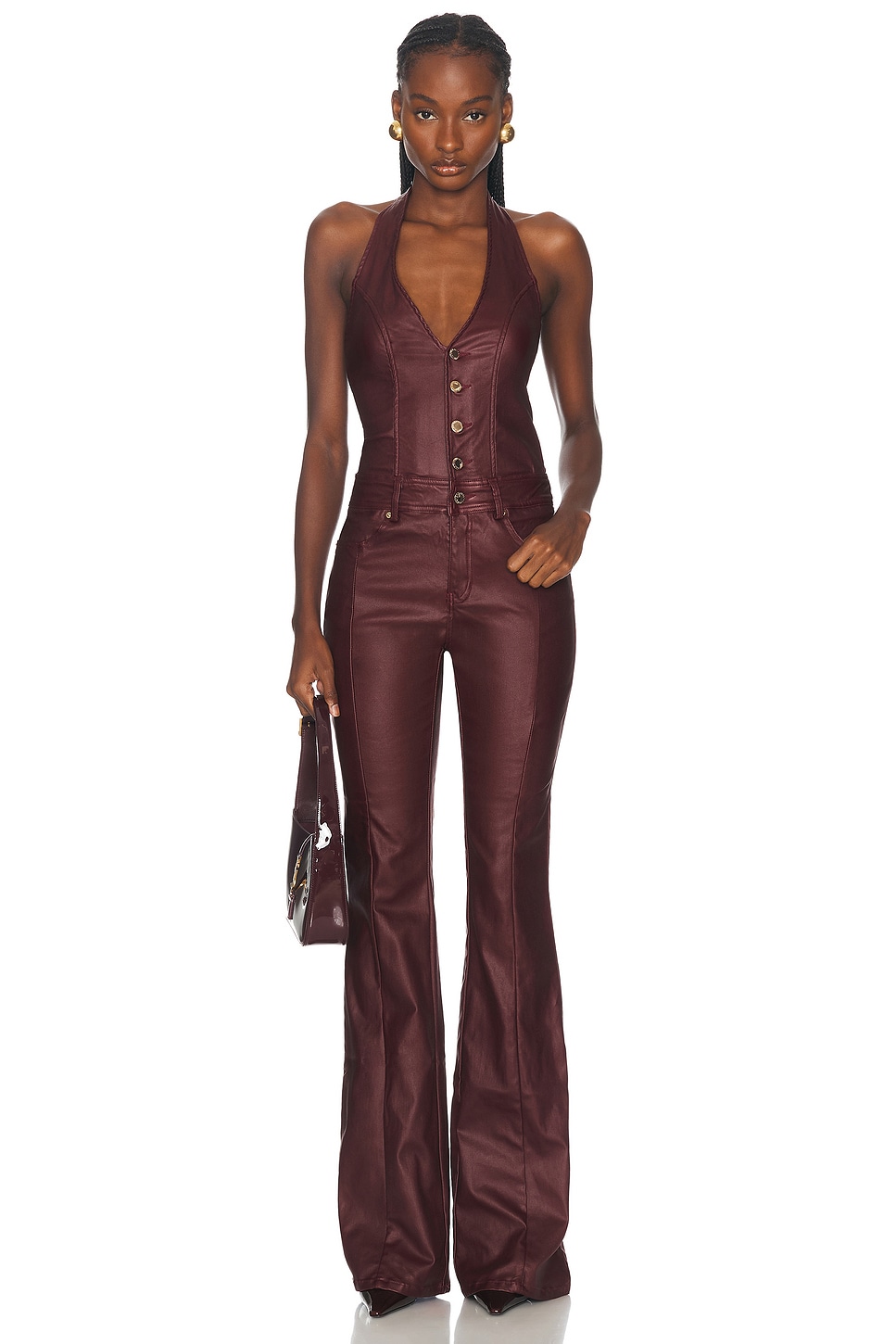 Cynthia Jumpsuit in Red