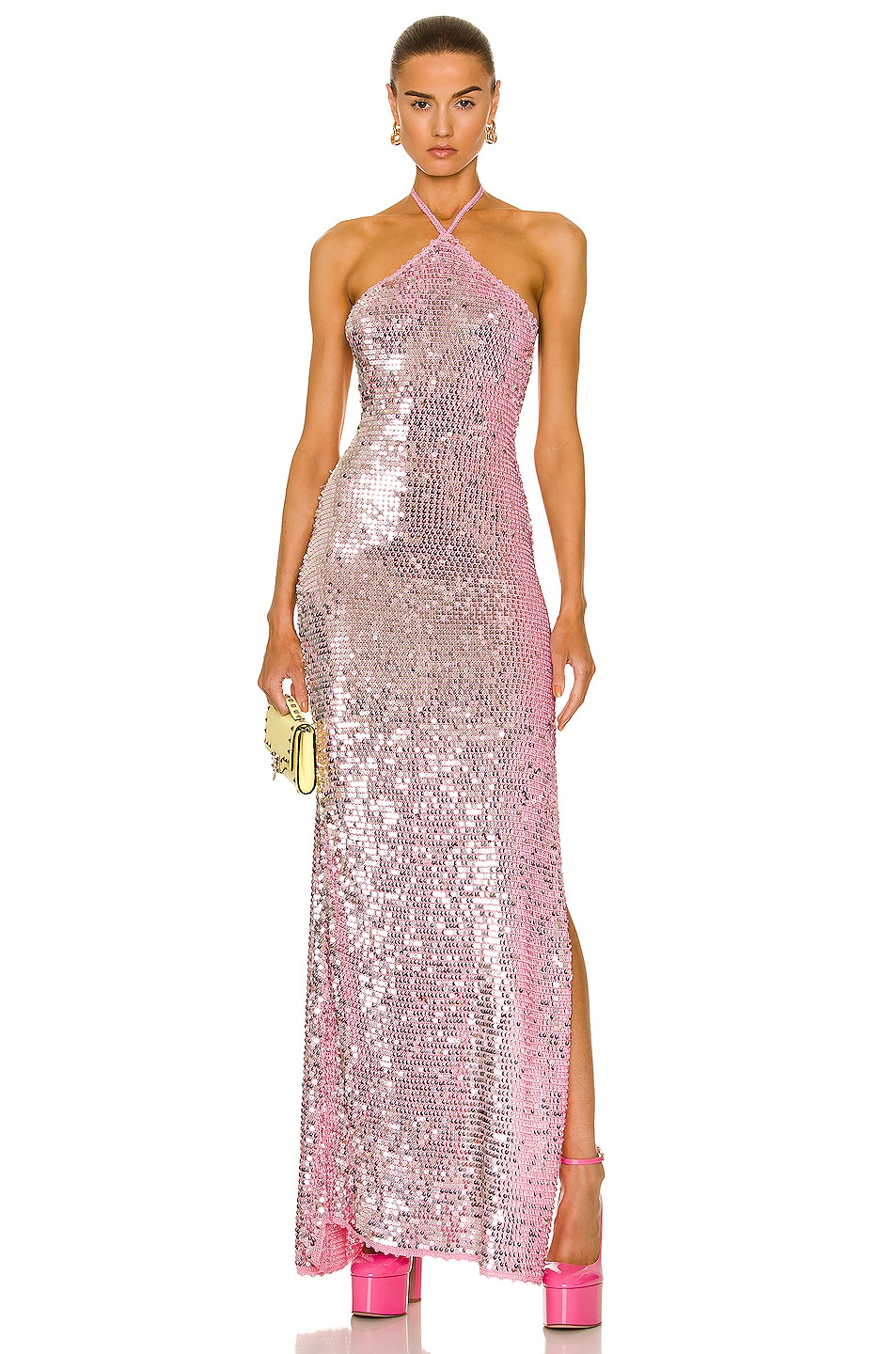 Image 1 of retrofete Isabel Dress in Light Pink