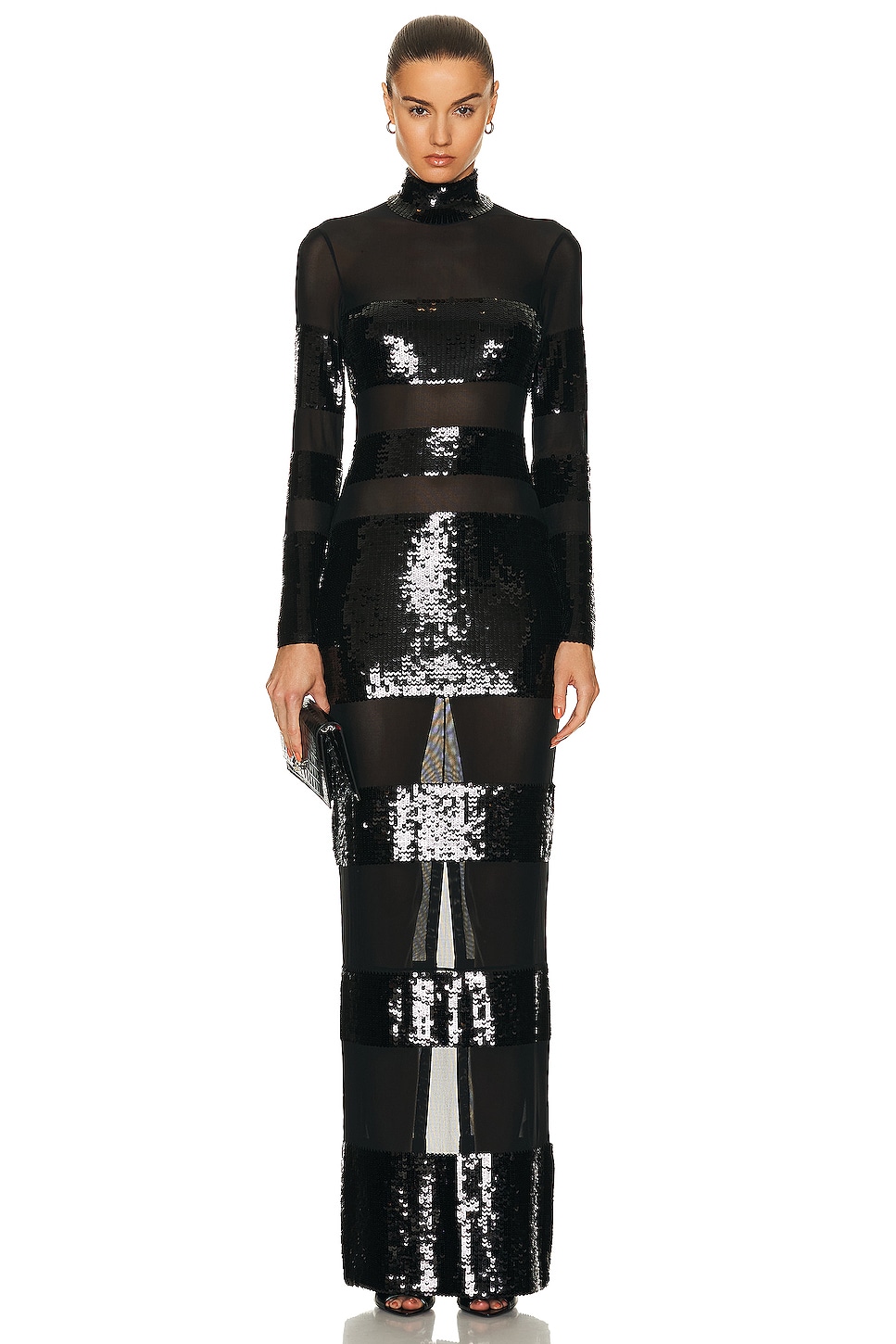Image 1 of retrofete Melina Dress in Black