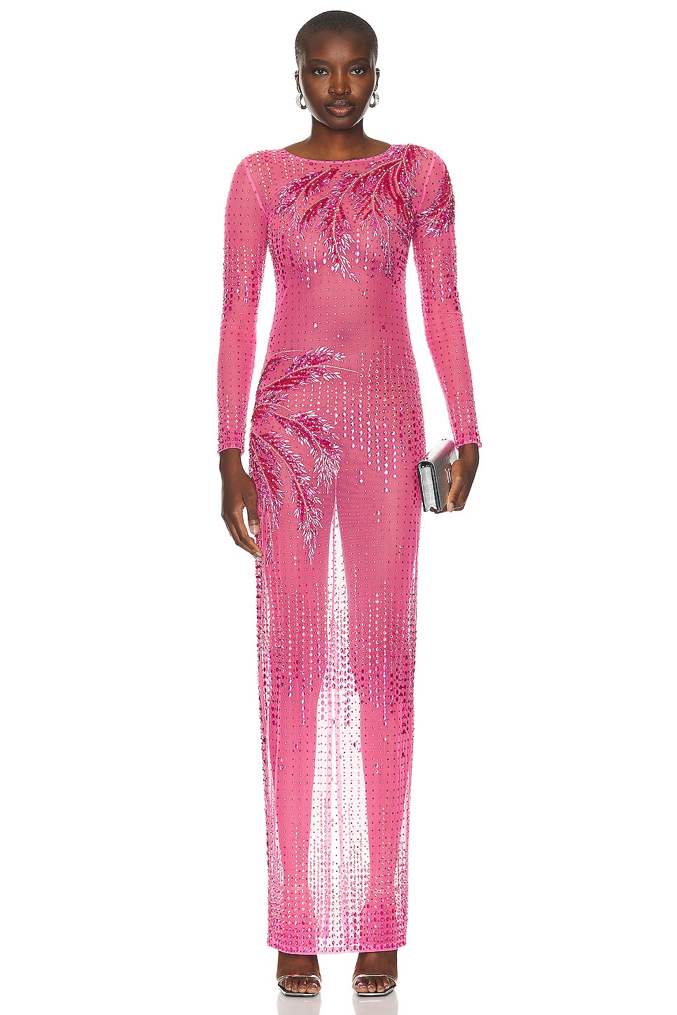 Image 1 of retrofete Sammy Dress in Ultra Pink