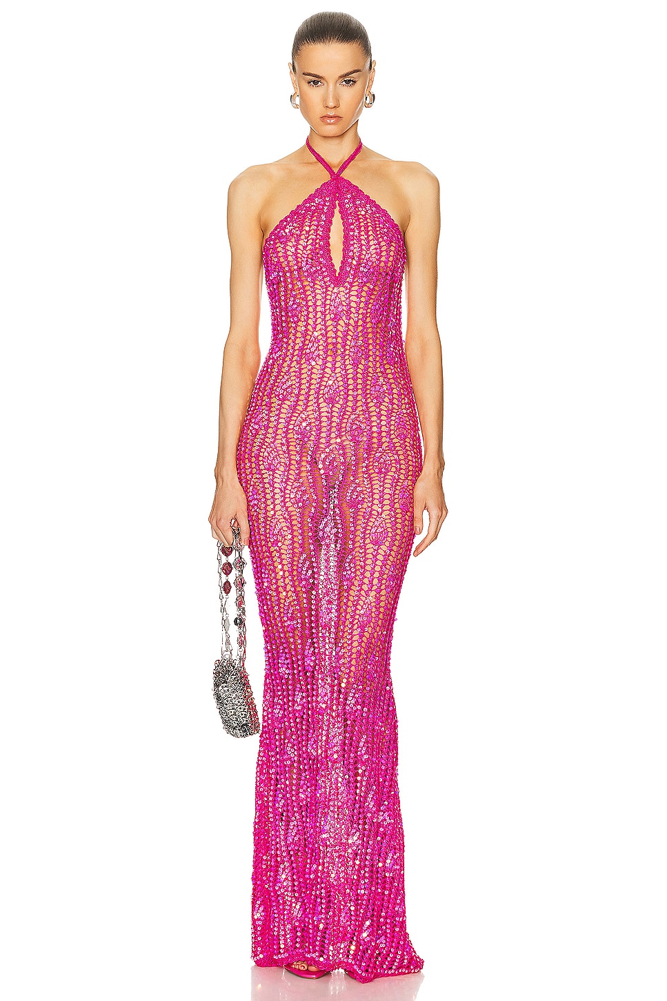 Image 1 of retrofete Massie Dress in Paradise Pink