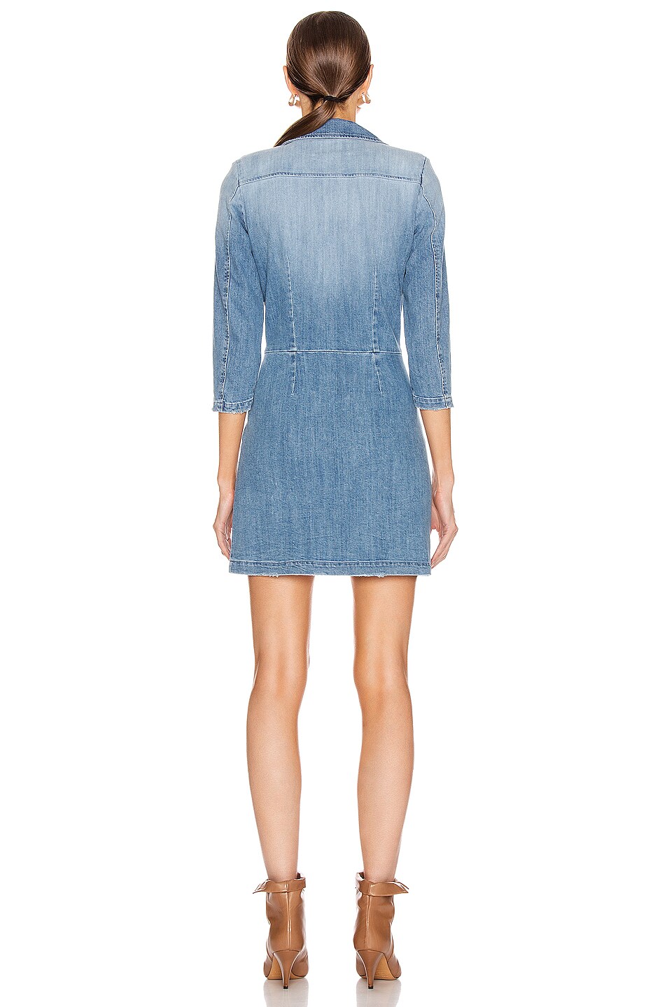 retrofete Willa Dress in Light Wash Denim | FWRD