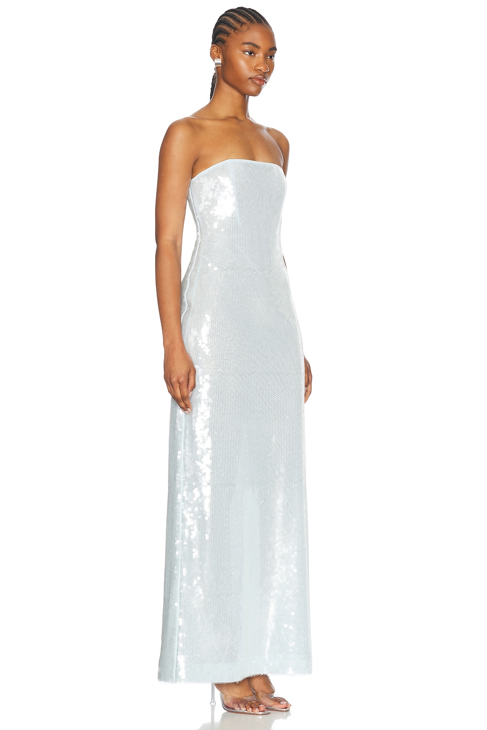 Retroféte Beth Sequin Dress Dove In Multi