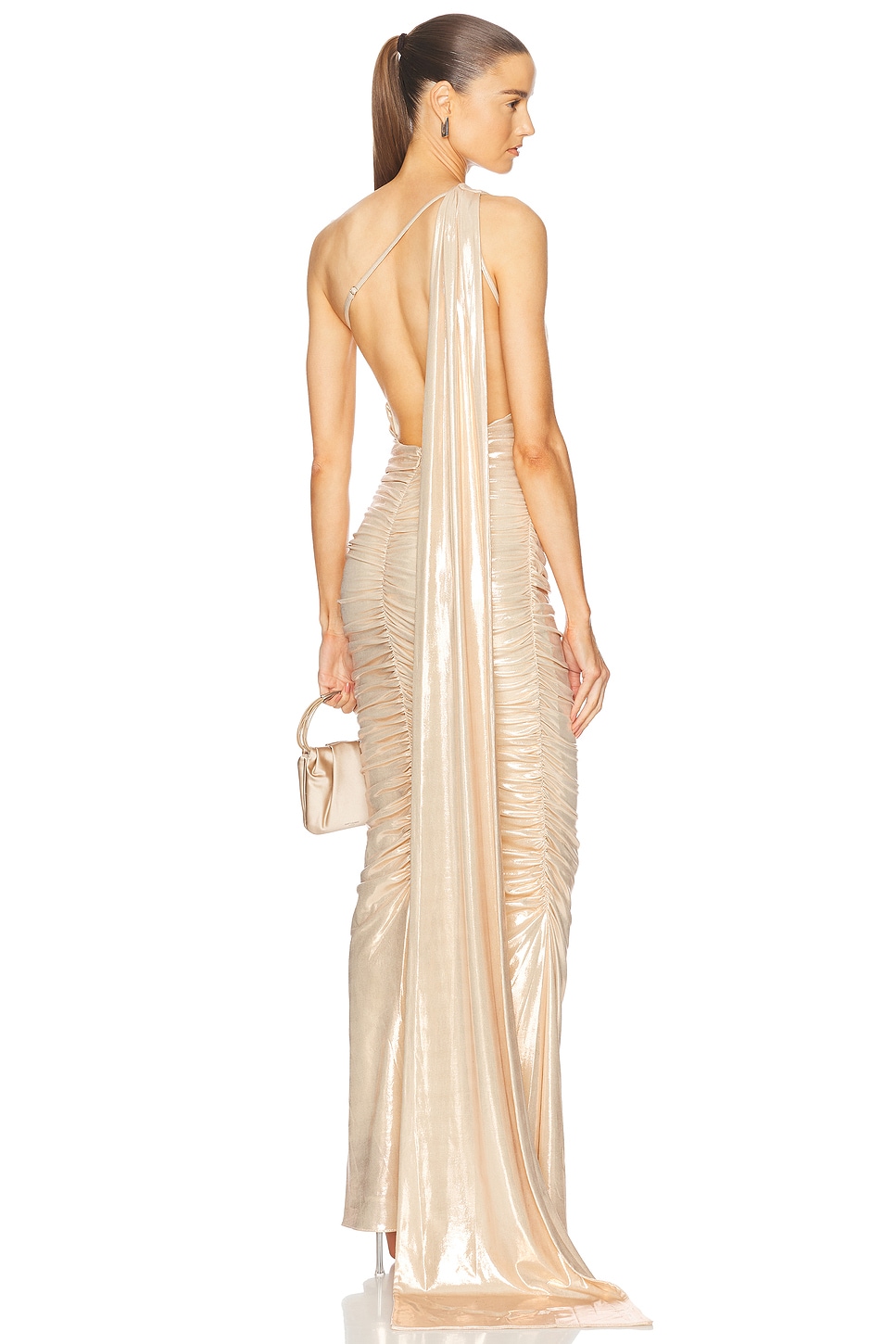 Shannon Dress in Metallic Gold